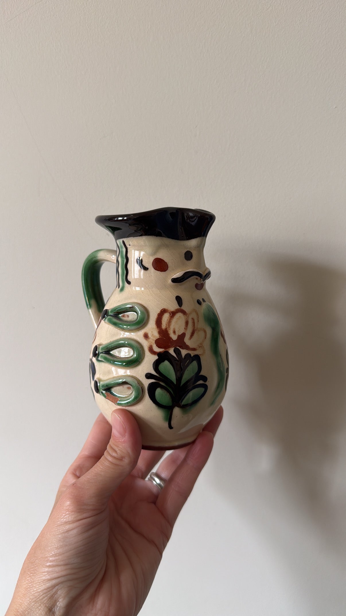 Vintage Hungarian Wine Pitcher