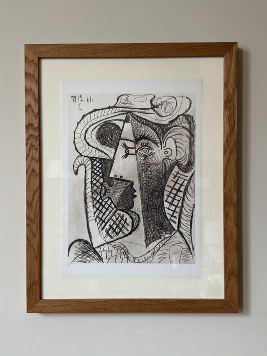 Framed 1960's Picasso Lithograph