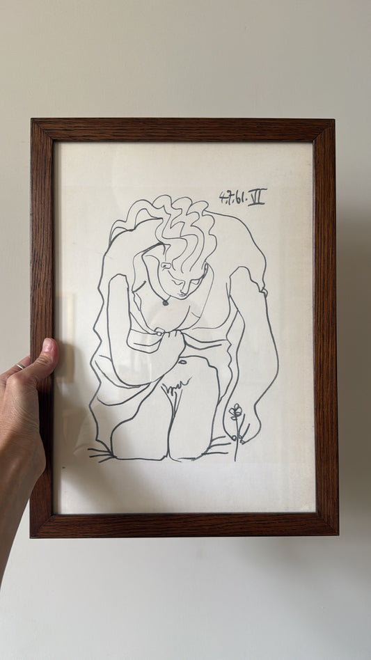 1960’s Vintage Picasso Print
