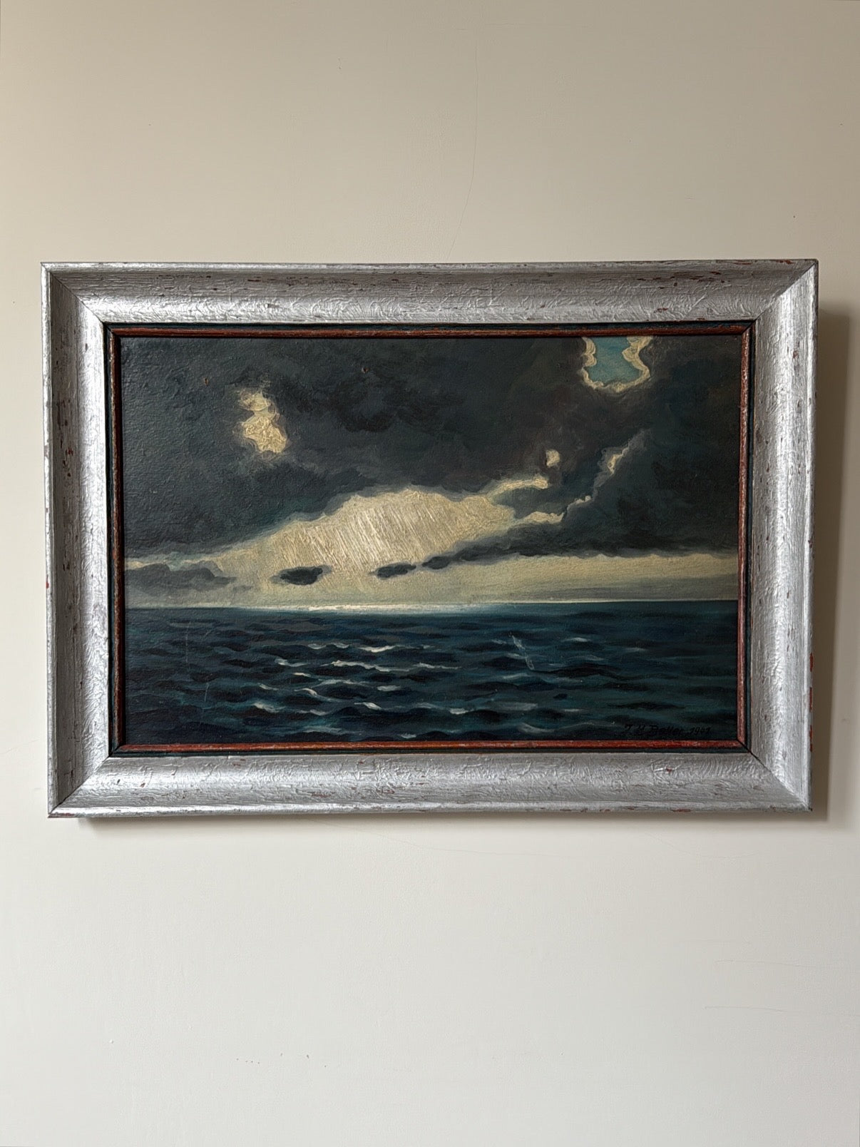 Vintage Ocean Painting