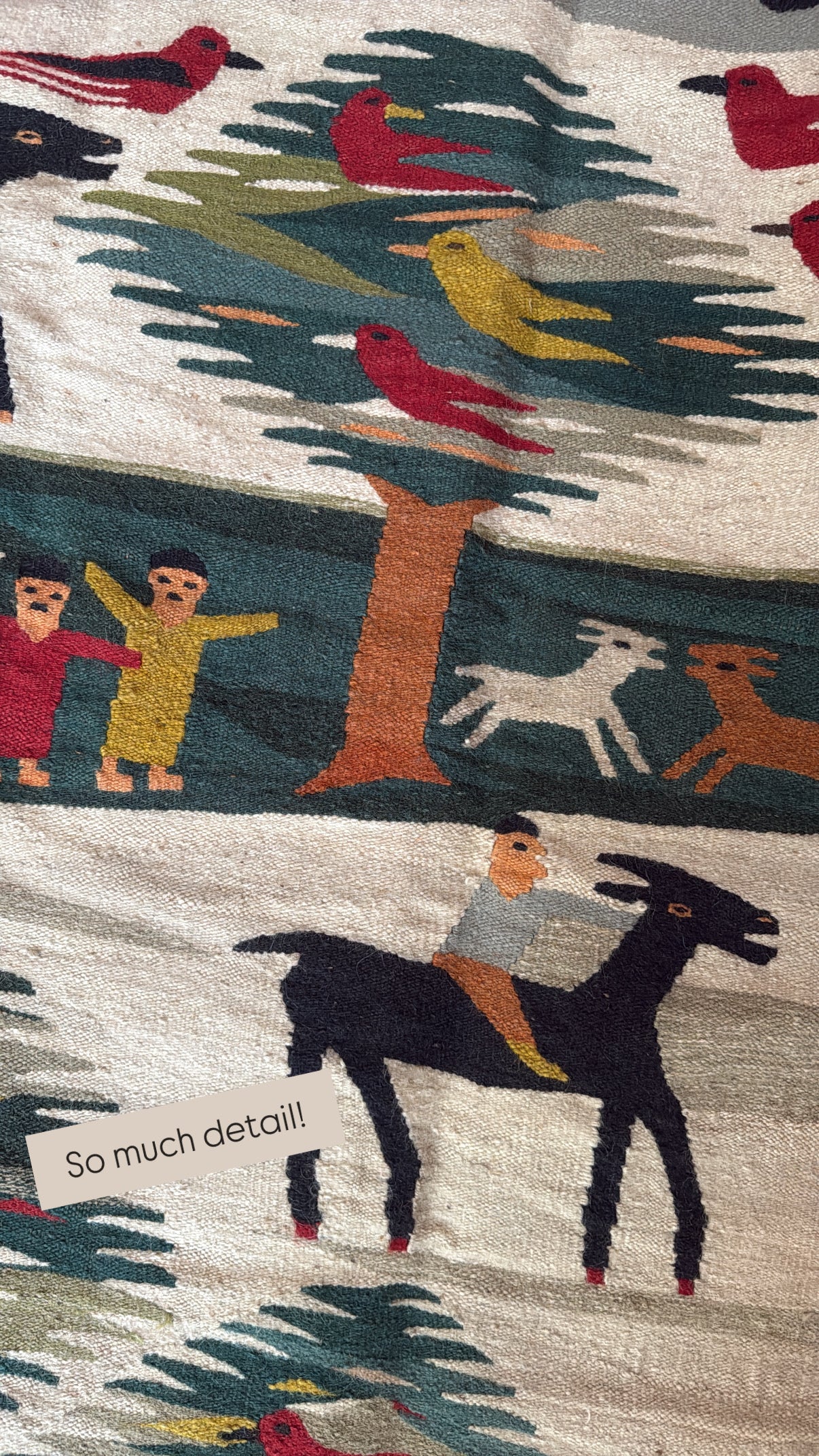 Large Pictorial Rug