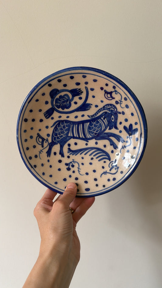 Vintage Dotty Wall Plate 2