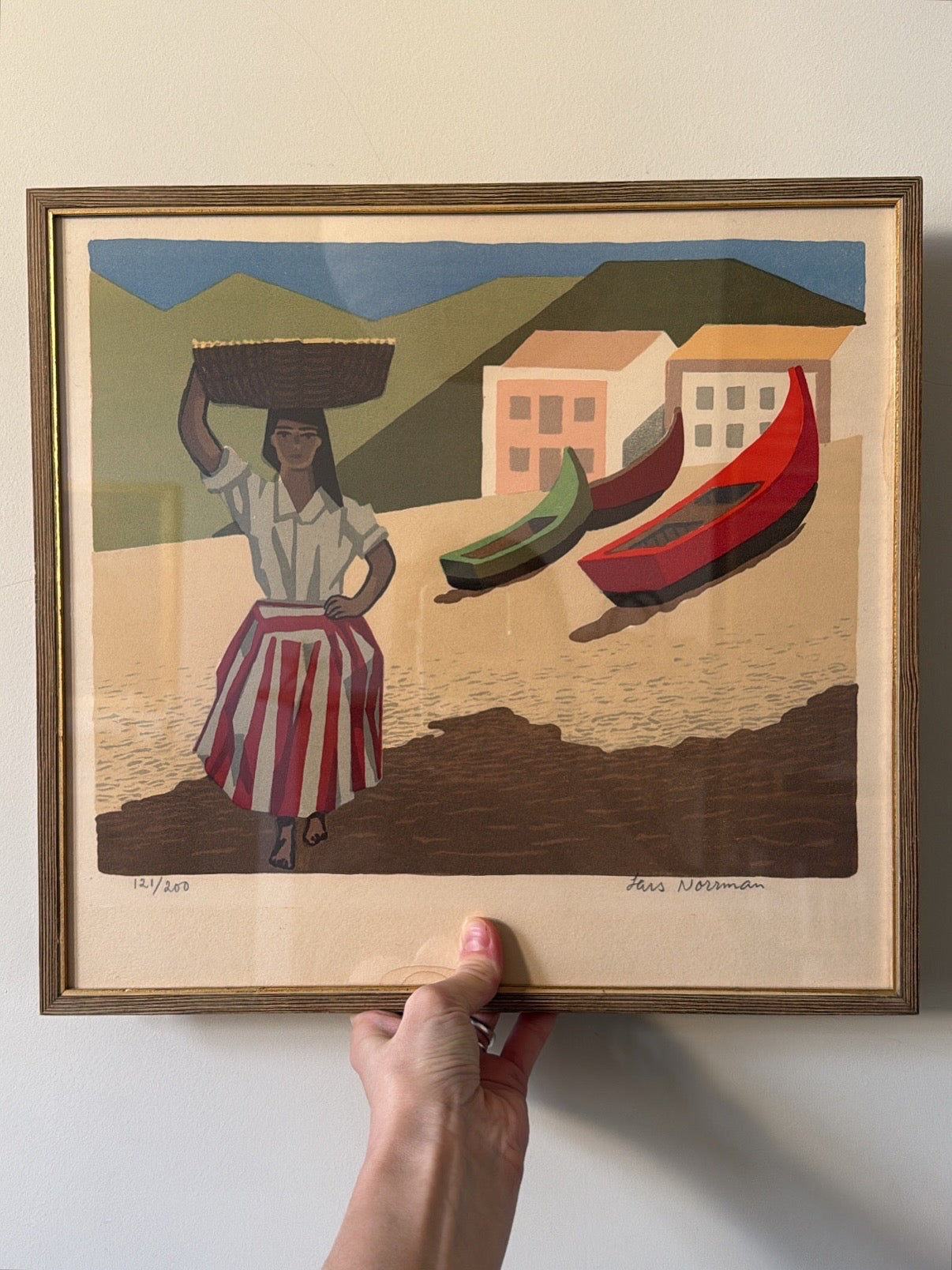 Vintage Signed Lithograph