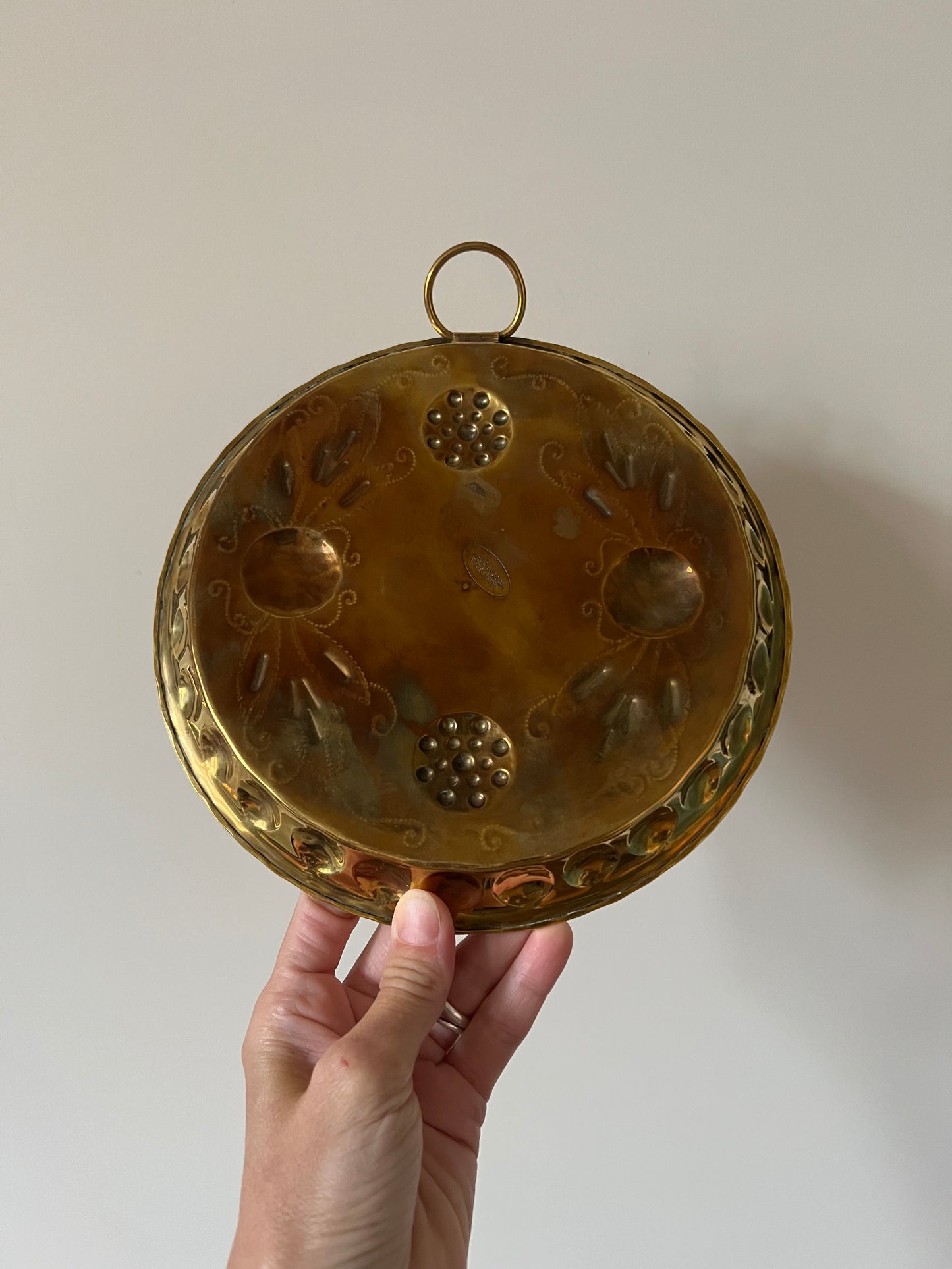 Giant Brass Candle Holder