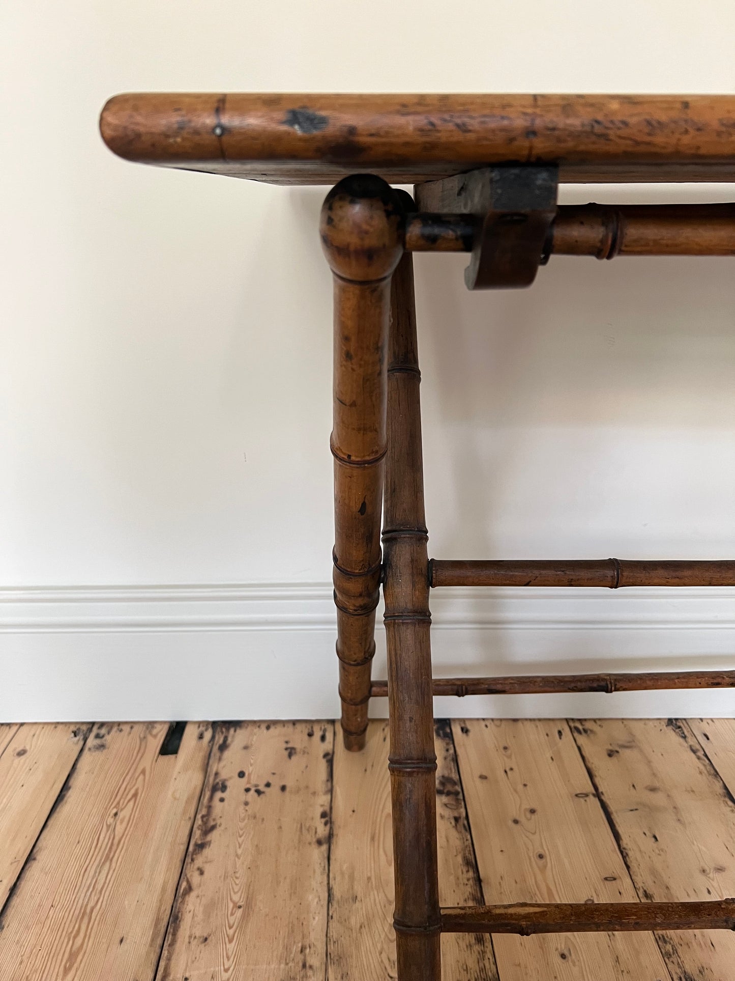 Faux Bamboo Table