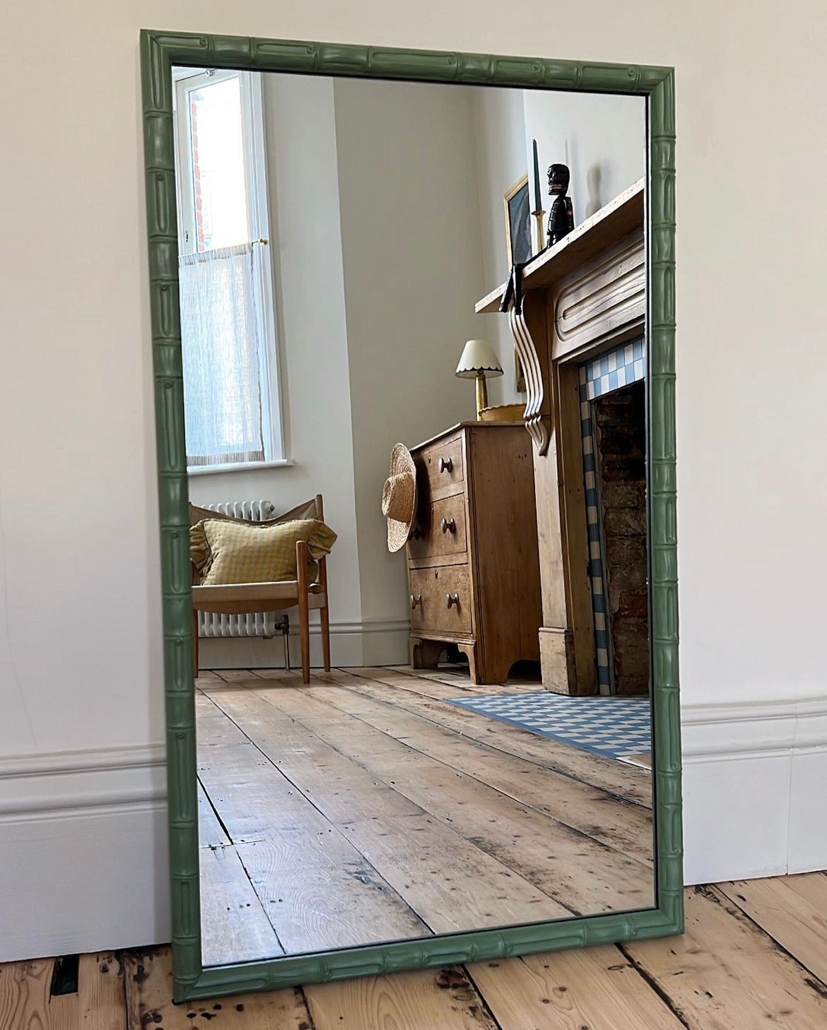 The Faux Bamboo Mirror