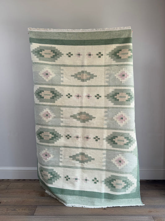 Green Swedish Flatweave