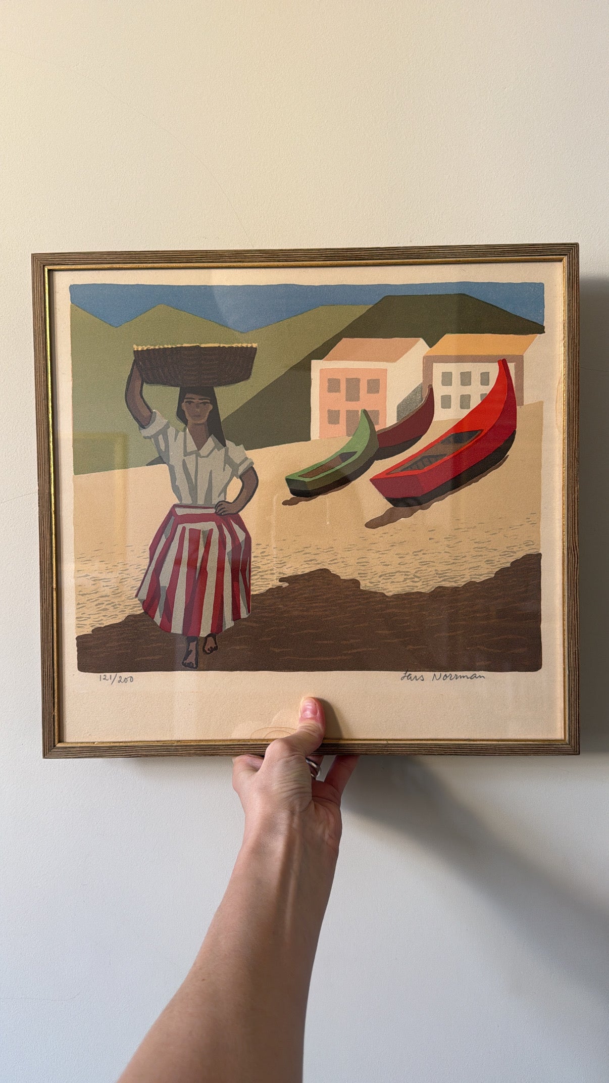 Vintage Signed Lithograph