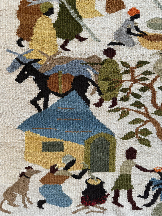 Vintage African Tapestry