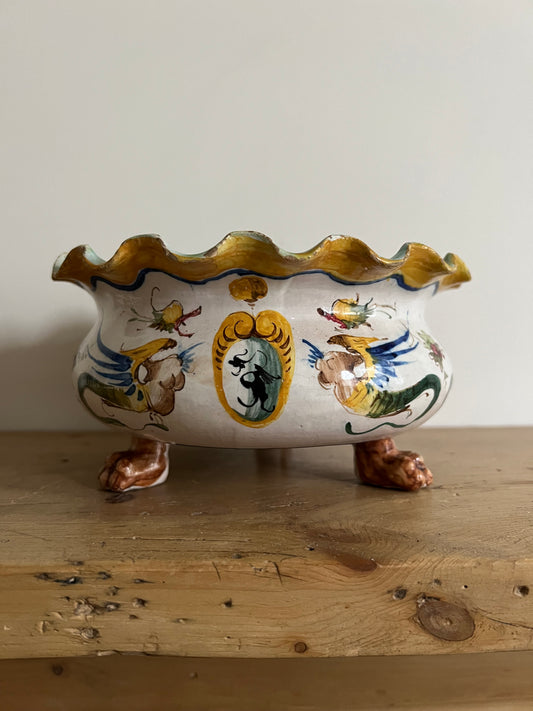 Italian Faience Jardiniere