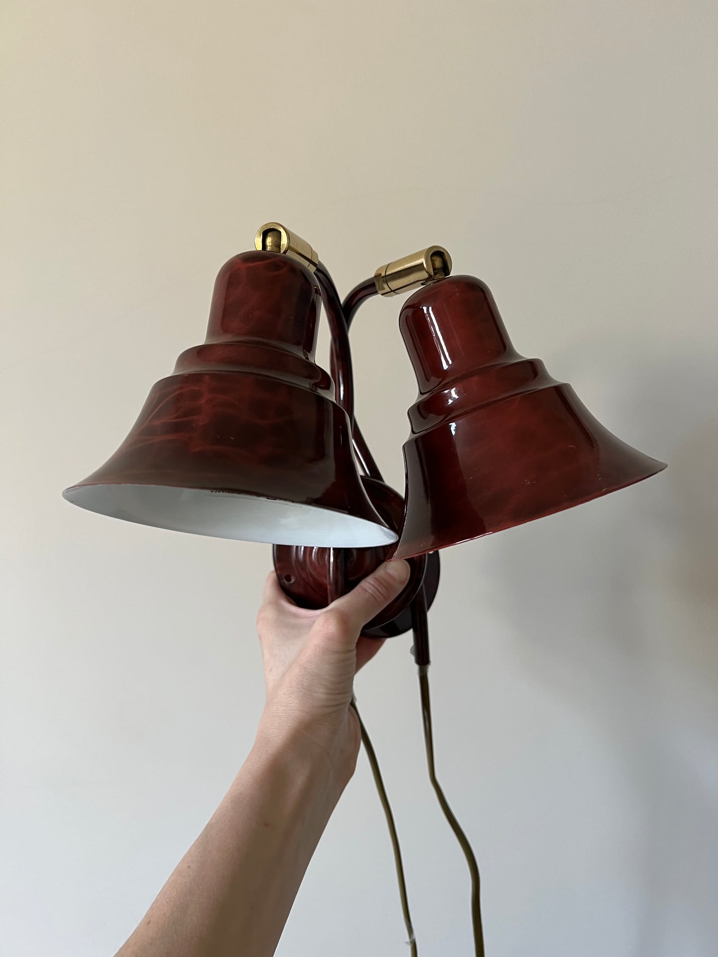 A Pair of Vintage Wall Lights