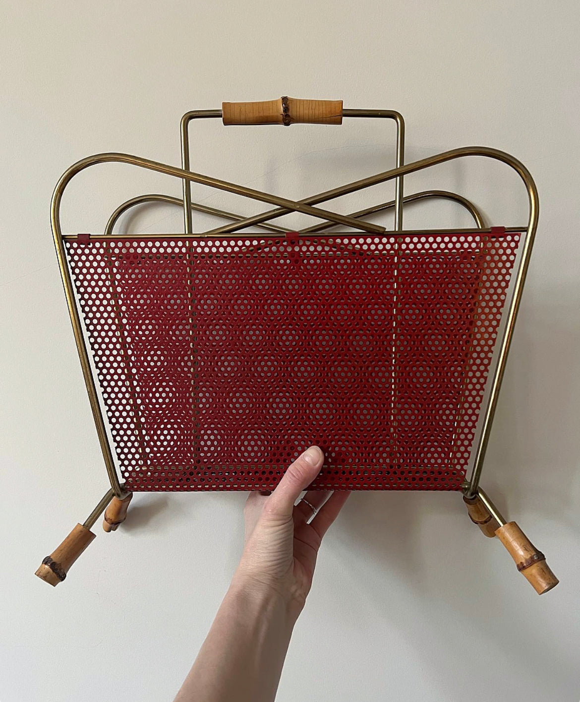 Vintage Magazine Holder