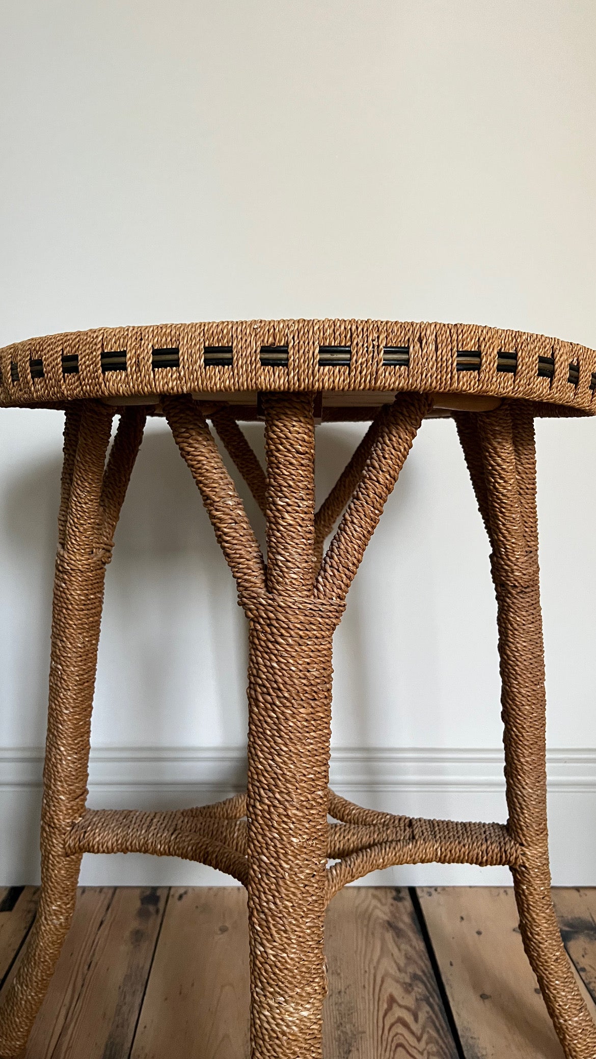 Vintage Rope Side Table