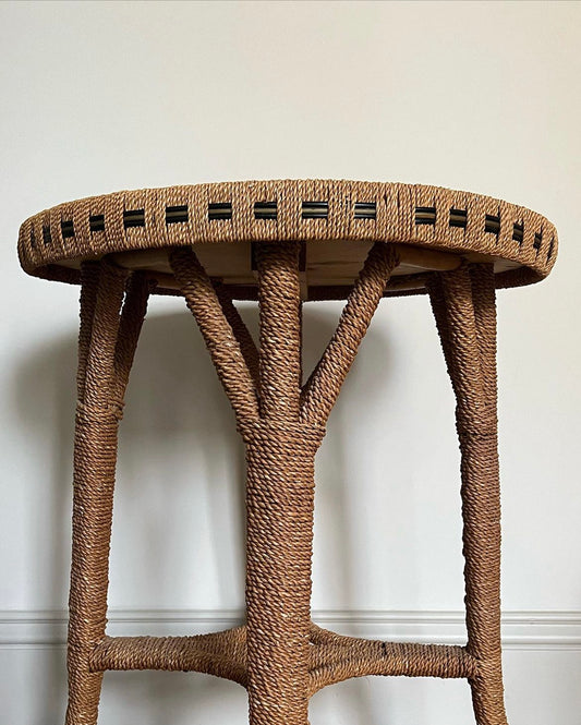 Vintage Rope Side Table