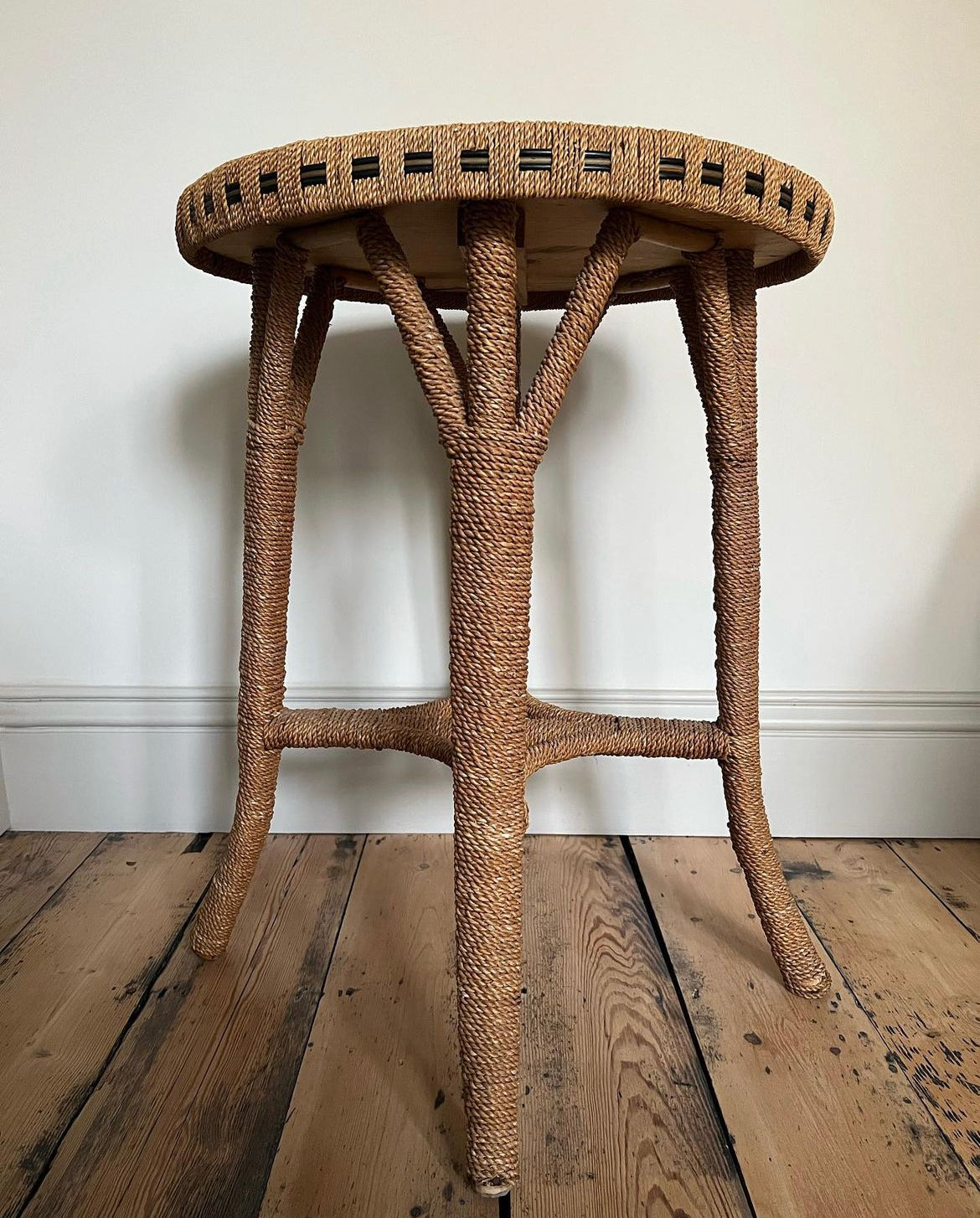 Vintage Rope Side Table