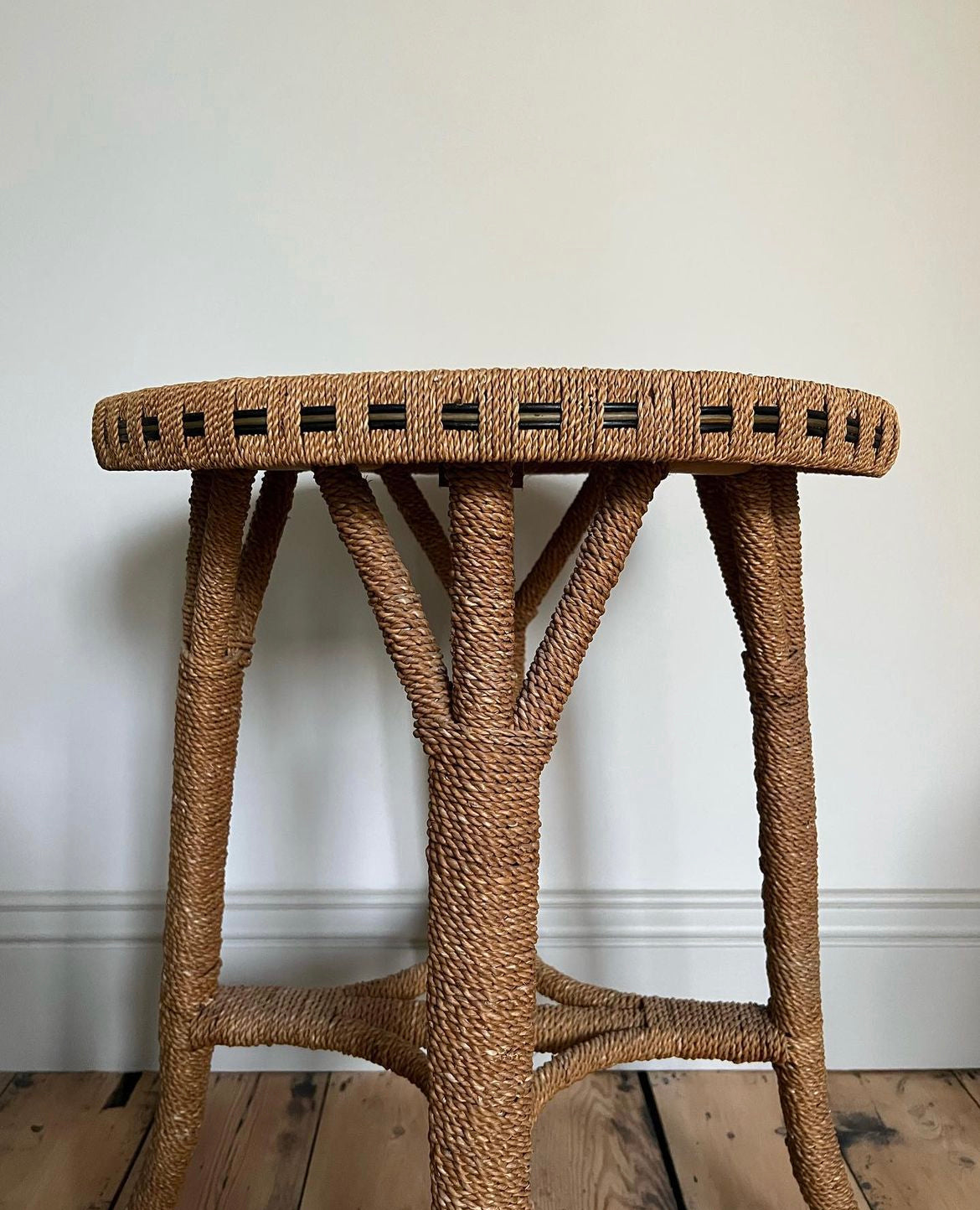 Vintage Rope Side Table