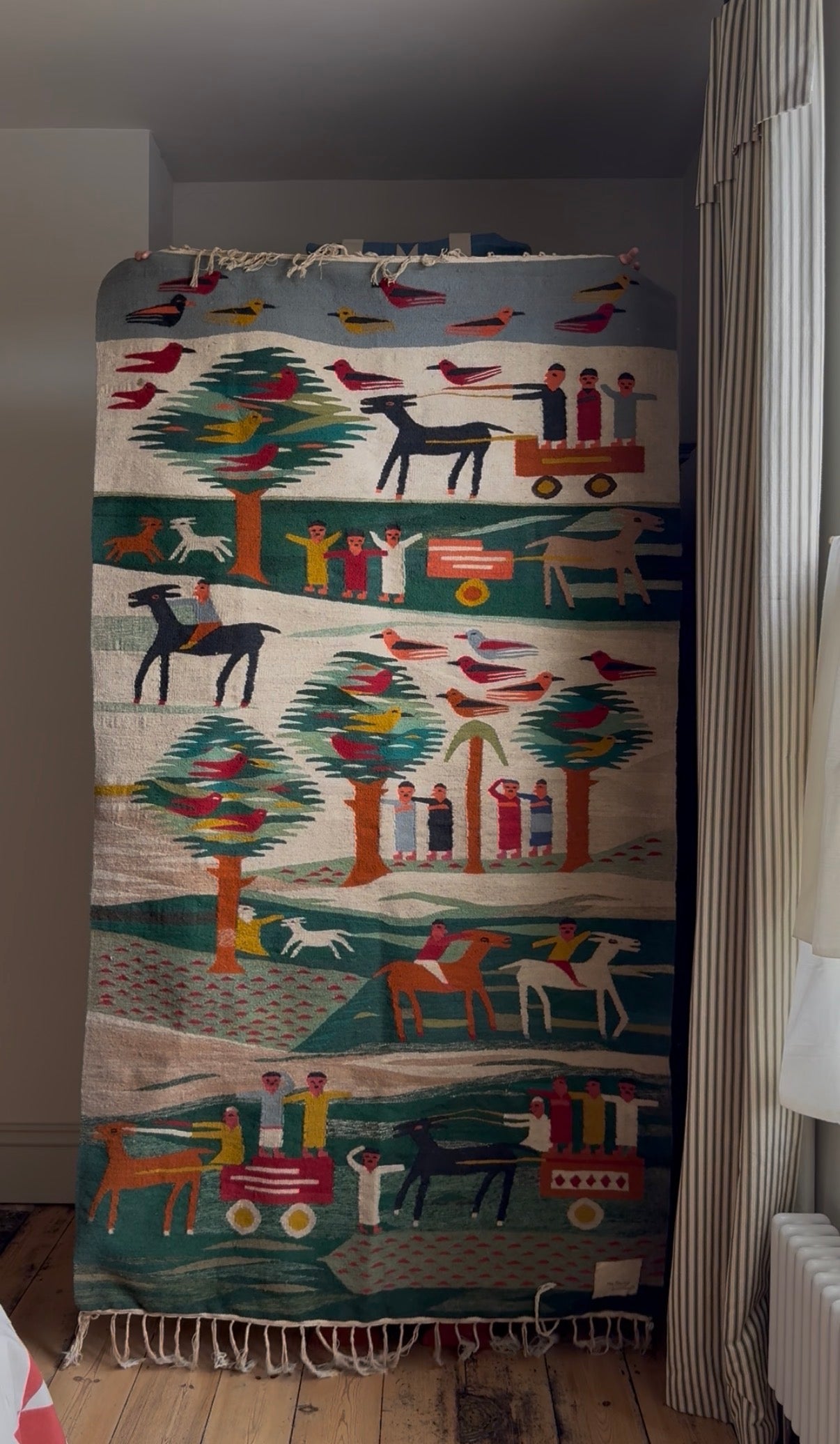 Large Pictorial Rug