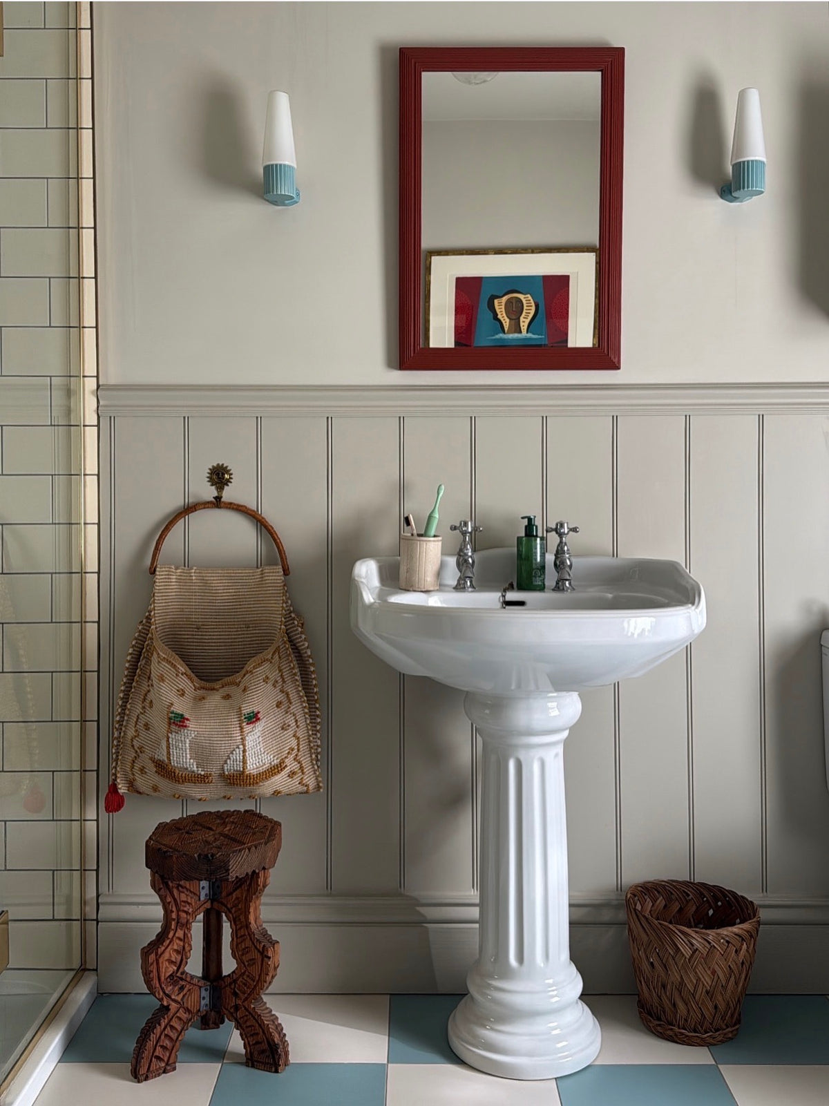 Folk Art Stool