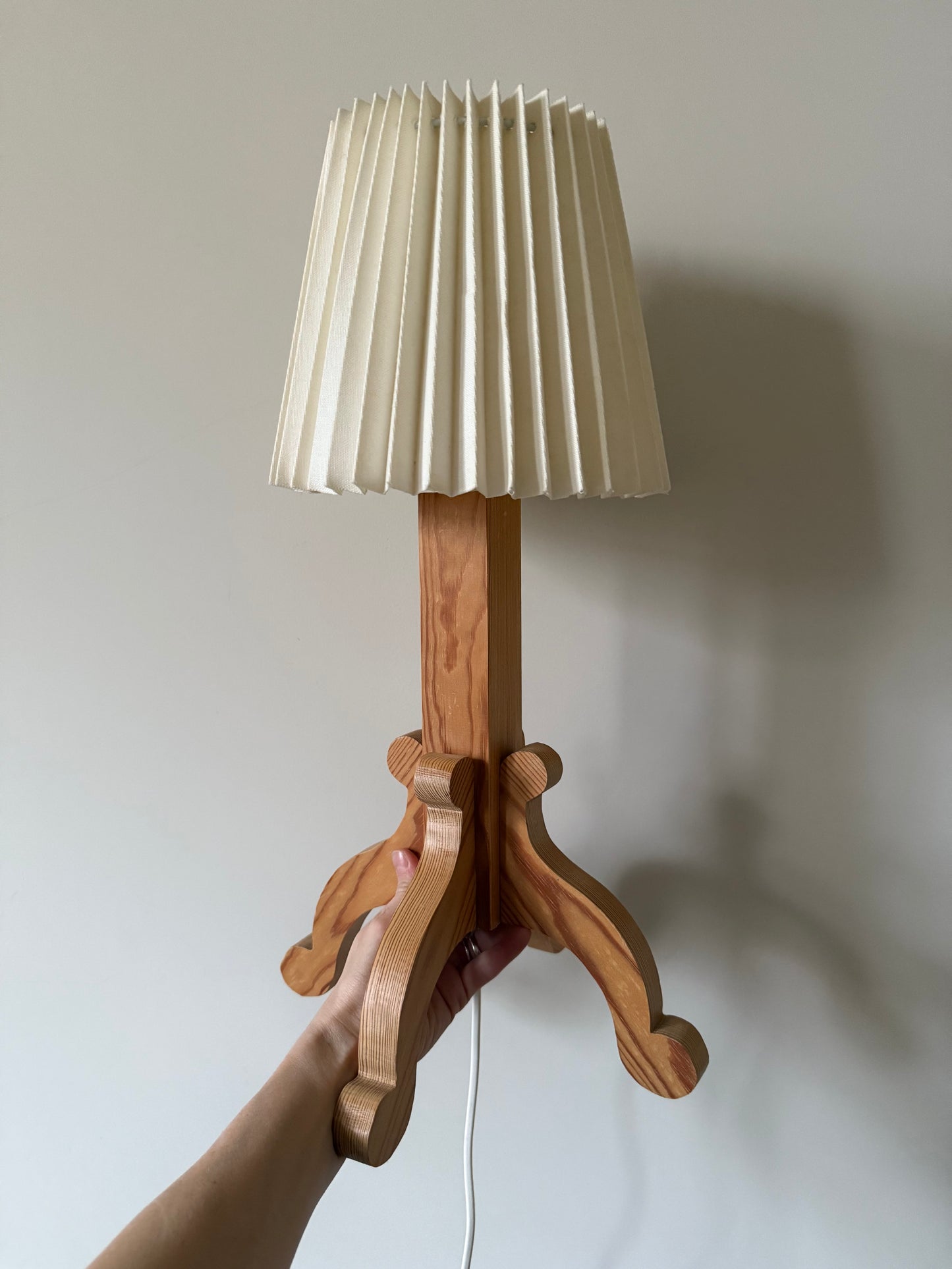 Vintage Pine Lamp