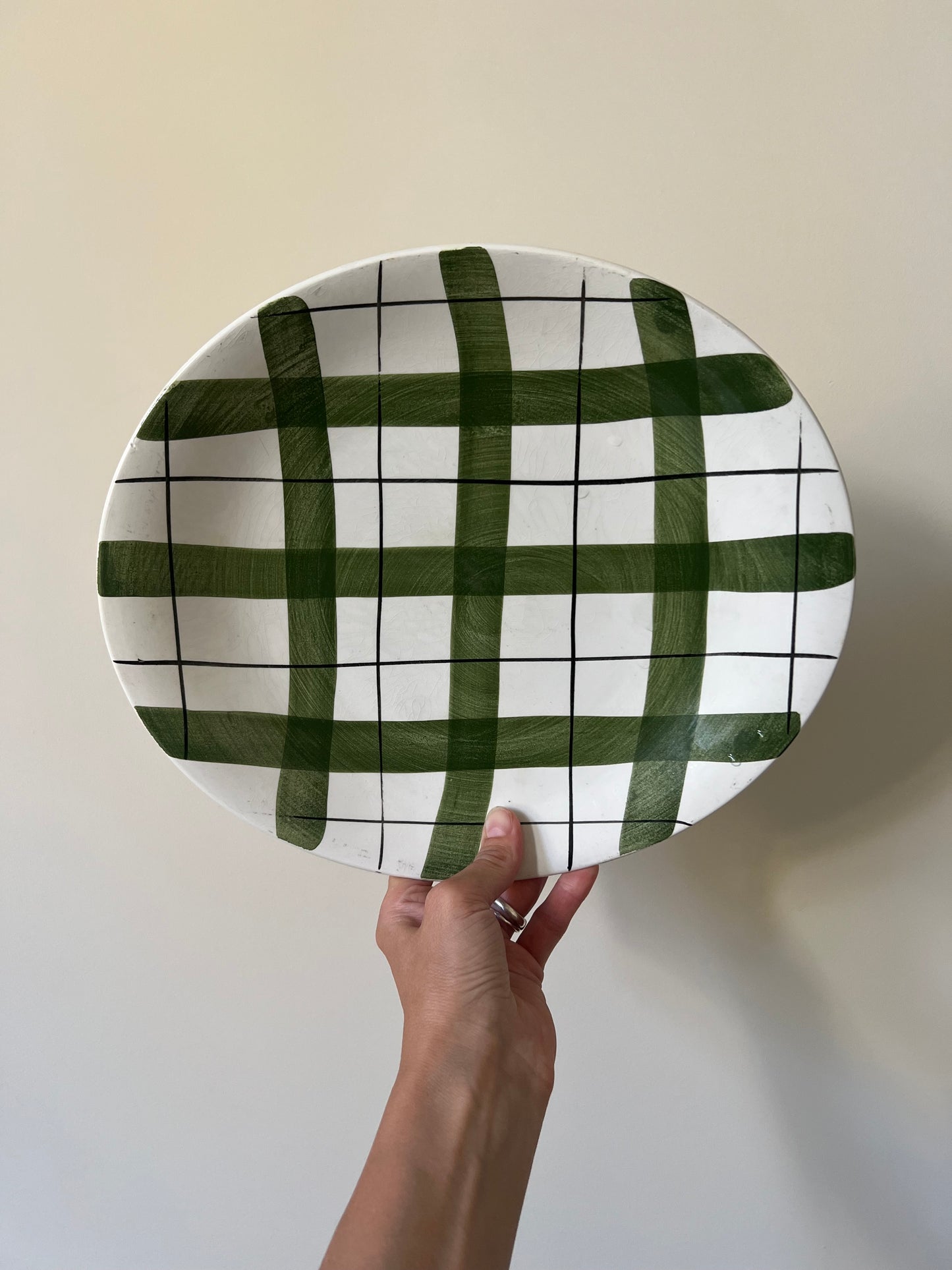 Vintage Plate - Green