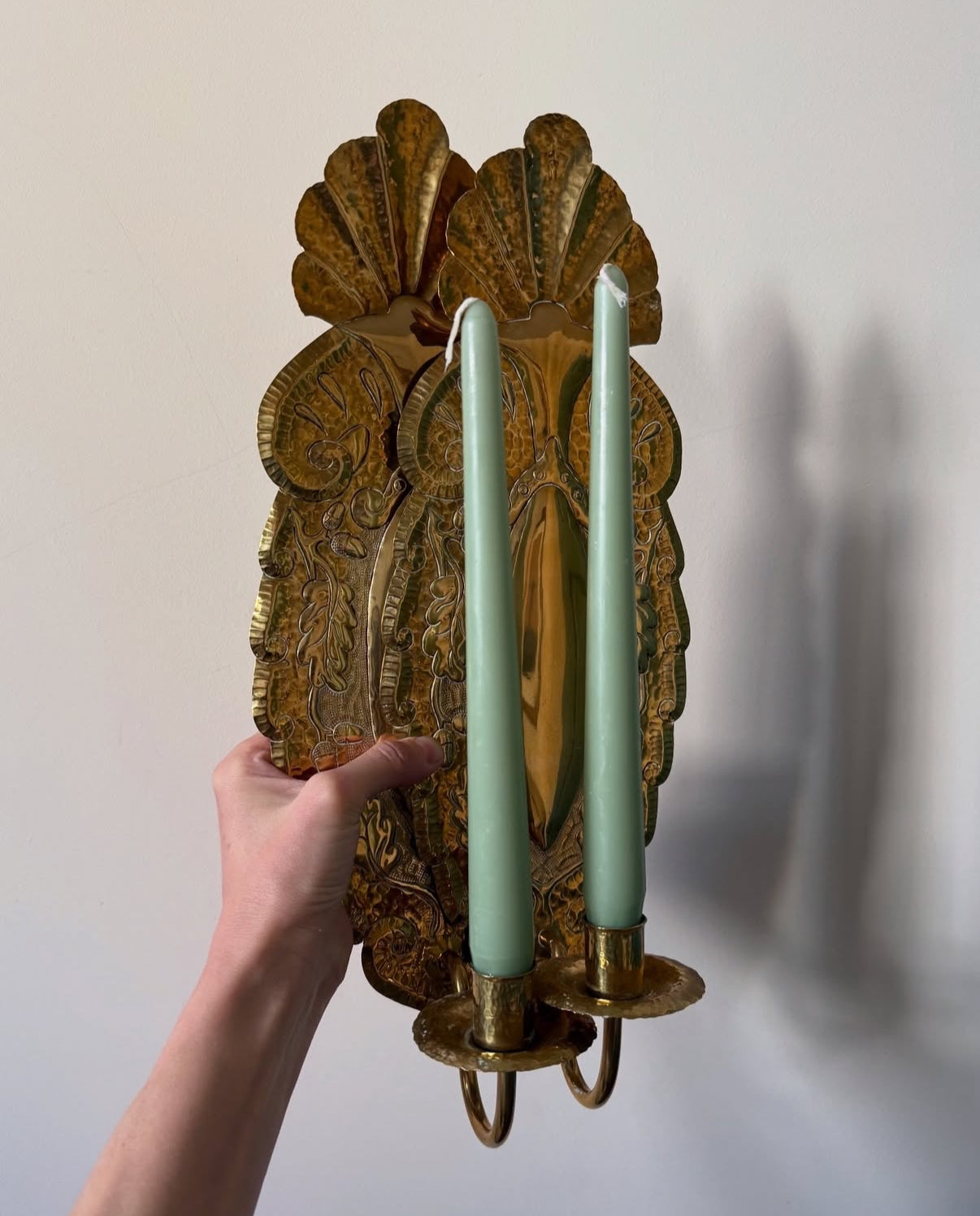 Swedish Brass Sconces
